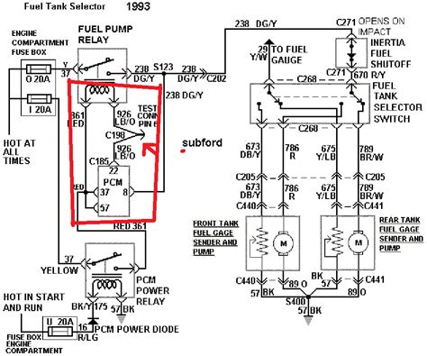 86 ford f 150 fuel pump relay wiring diagram 