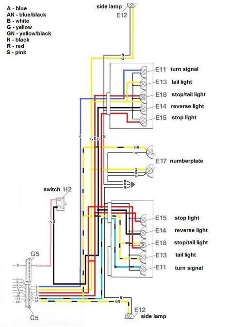 87 Mustang Rear Light Wiring Diagram