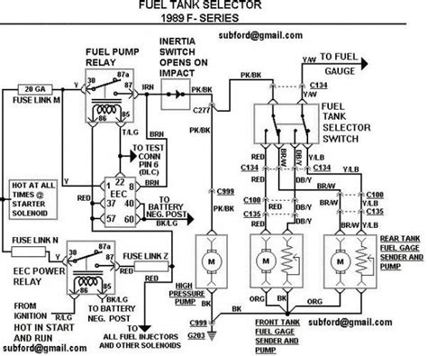 89 F150 Fuel Pump Wiring Diagram