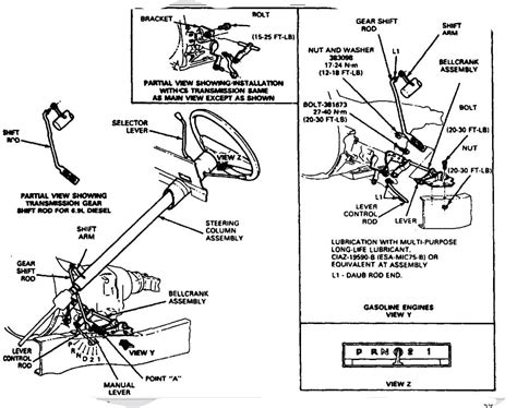 89 Steering Column Wiring Diagram Ford Bronco