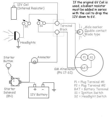 8n alternator wiring diagram 