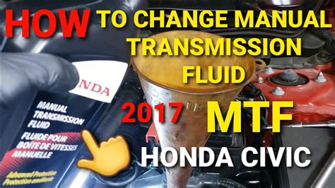 8th Gen Civic Manual Transmission Fluid Change