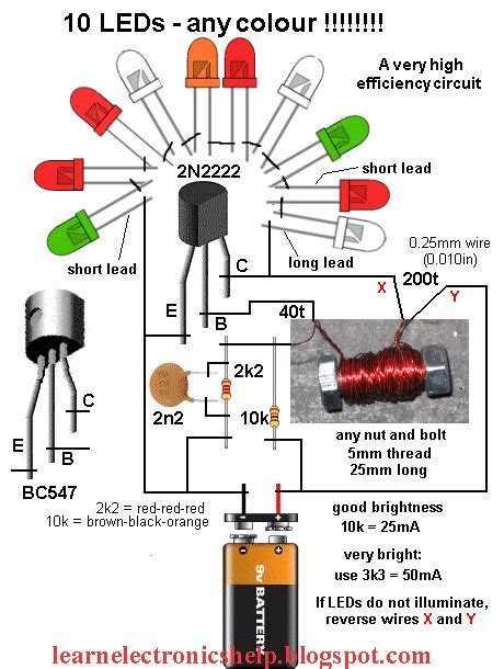 9 Volt Led Wiring Diagram