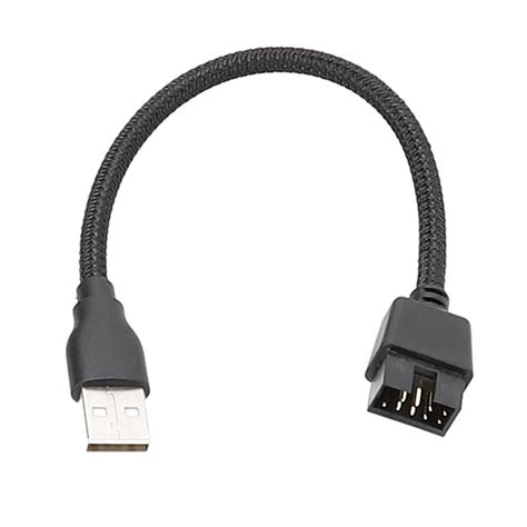 9-pin usb extension cable, 9 pin usb header male 1 to 2 female extension cable desktop 9pin usb