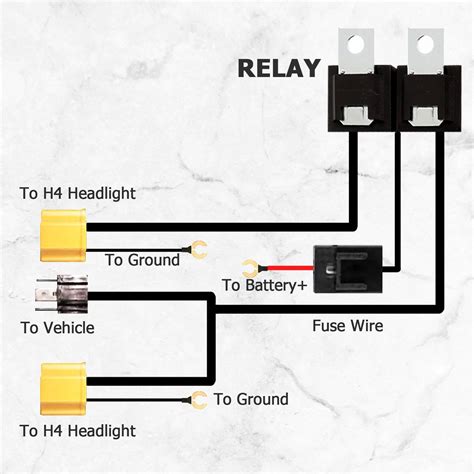 9003 H4 Headlight Wiring Diagram