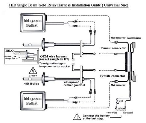 9006 Hid Conversion Kit Wiring Diagram