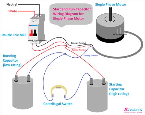 9062 Electric Motor Capacitor Wiring Diagram