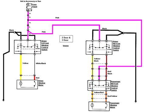 91 Mustang Door Switch Wiring Diagram