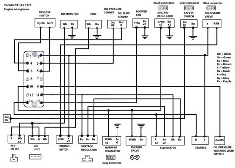 91 porsche 911 wiring diagram 