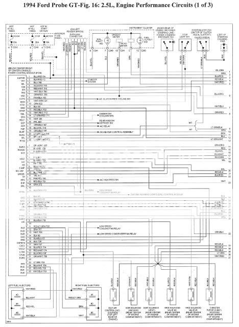 93 Ford Probe Wiring Diagram