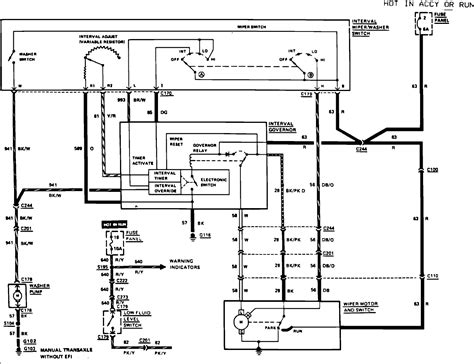 93 Ford Wiper Motor Wiring Diagram