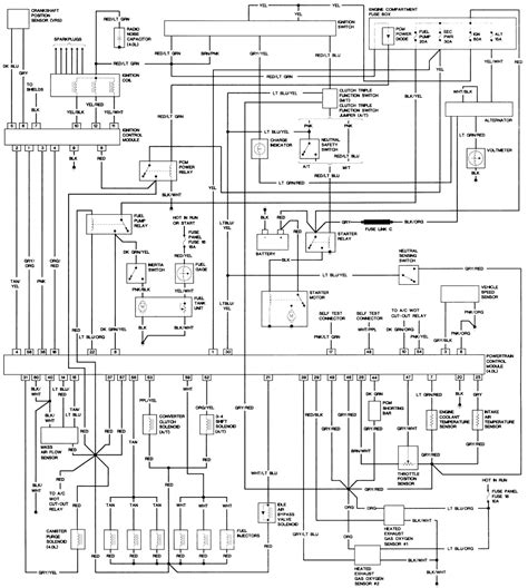 93 ford ranger wiring diagram schematic 