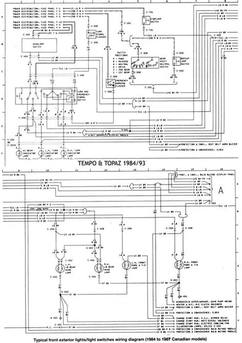 93 tempo wiring diagram 