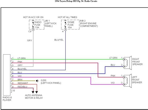 94 4runner Radio Wiring Diagram