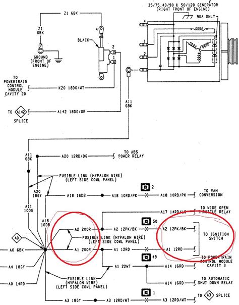 94 Dodge B250 Wiring Diagram