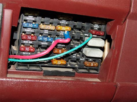 94 silverado radio fuse box 