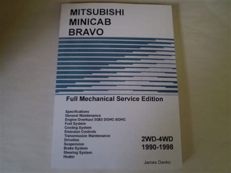 95 Mitsubishi Mini Truck Repair Manual