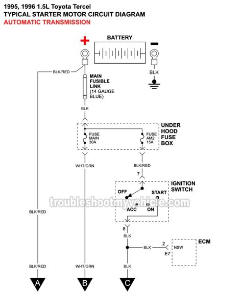 95 Toyota Tercel Wiring Diagram