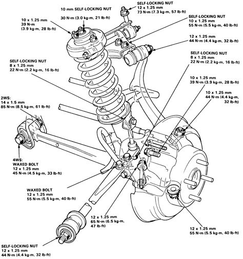 95 accord front suspension diagram 
