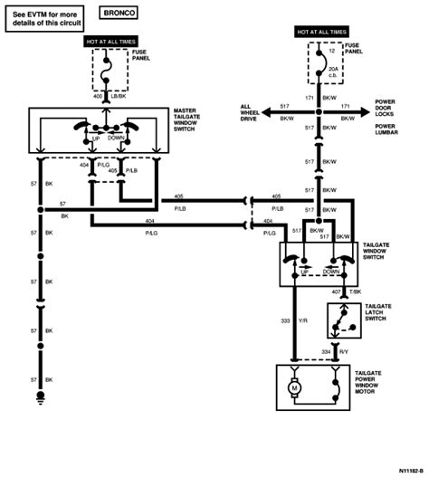 95 bronco wiring diagram 