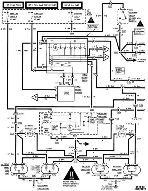 96 Chevy Silverado Headlight Wiring Diagram