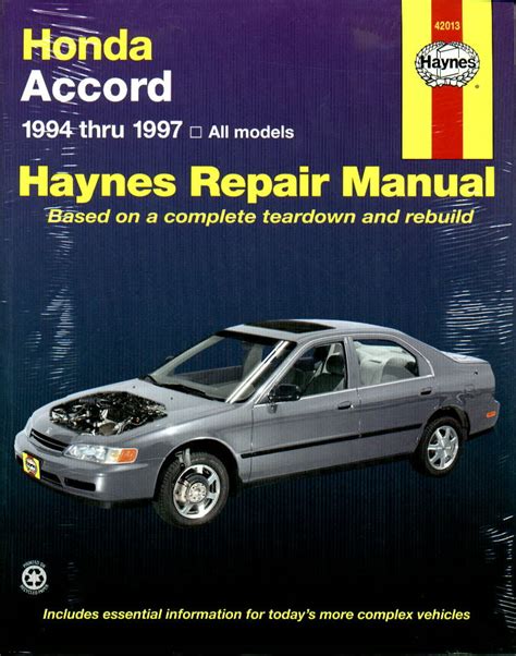 96 Honda Accord Online Repair Manual