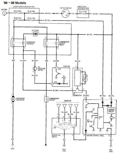 96 honda civic alarm wiring diagram 