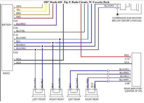 96 mazda 626 stereo wiring 