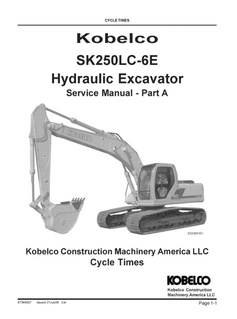 9658 9658 9658 Kobelco Sk250 Shop Workshop Service Manual Pdf Sk250lc 6e Sk230lc 6e