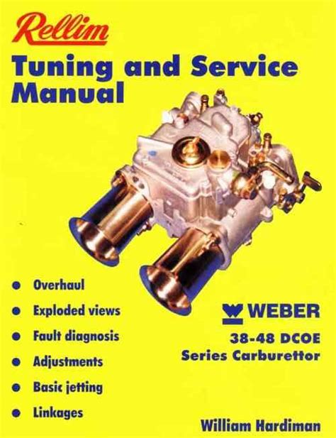 9658 Weber Carburetor Type 38 To 48 Dcoe Service Manual 9658 Downlond Pdf Manual