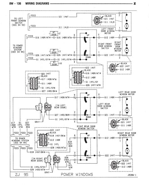 97 Cherokee Power Window Wiring Diagram