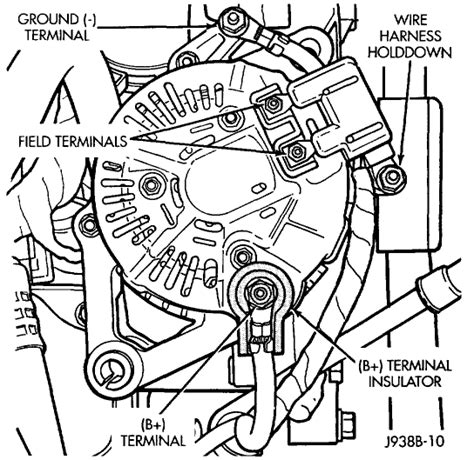 97 Dodge Alternator Wiring