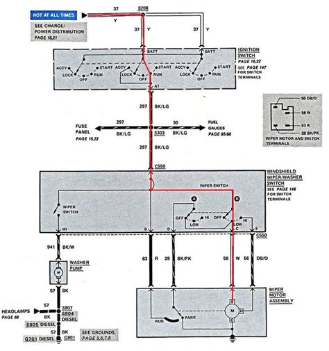 97 F150 Wiper Motor Wiring Diagram