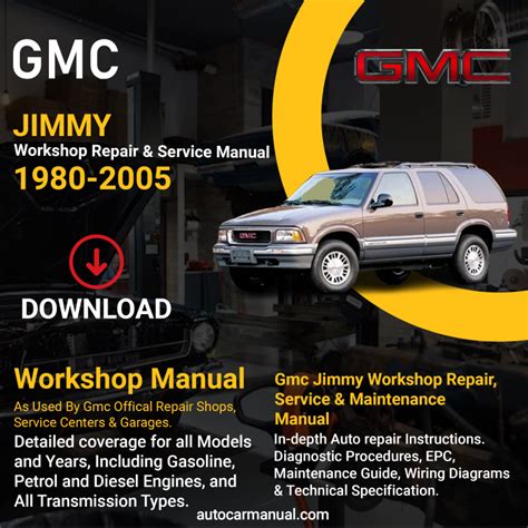 97 Gmc Jimmy Service And Repair Manual