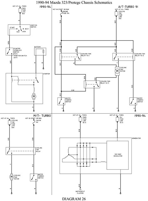 97 Mazda Protege Wiring Schematics