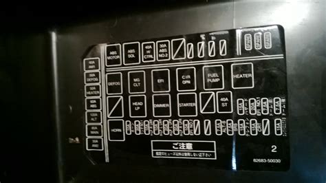 97 lexus fuse panel diagram 