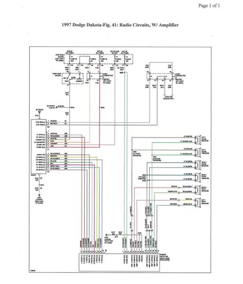 98 Dodge Dakota Dash Wiring Harness Diagram