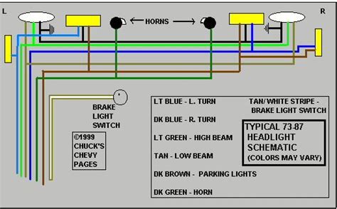98 chevy headlight wiring diagram 