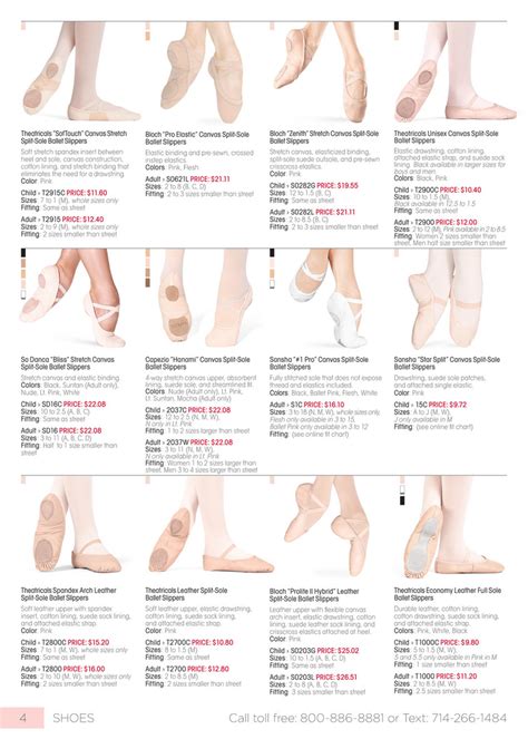 A Dancers Guide to Finding the Perfect Fit: The Bloch Ballet Shoes Size Chart Unraveled