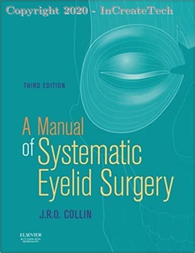 A Manual Of Systematic Eyelid Surgery 3e