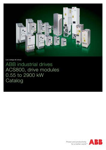 Abb Acs800 Catalog