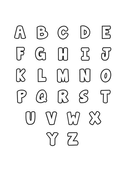 Abc Stencils Printable