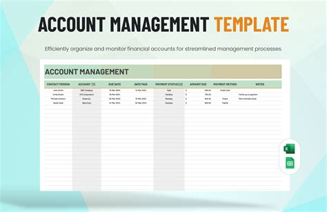 Account Management Template