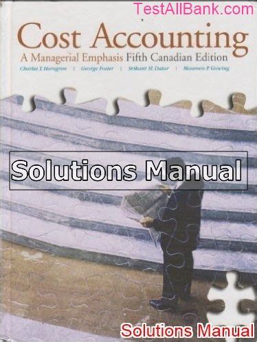 Accounting 5th Edition Solutions Manual By Horngren