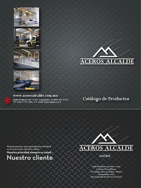 Aceros Alcalde Catalogo