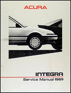 Acura 1989 Integra Workshop Repair Service Manual 10102 Quality