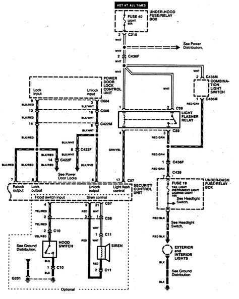 Acura Alarm Wiring Diagram