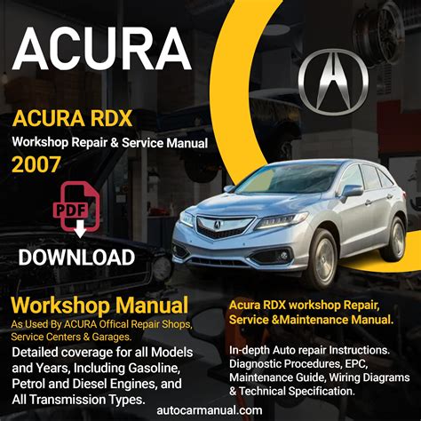 Acura Rdx Service Manual