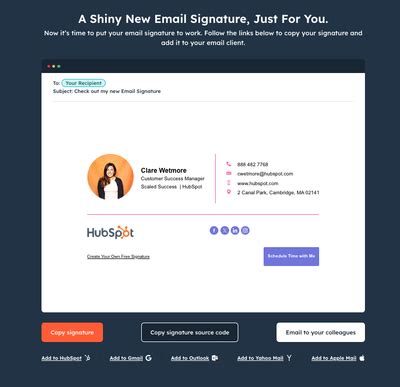 Add Email Signature To Hubspot T Templates