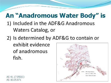 Adf&g Anadromous Stream Catalog